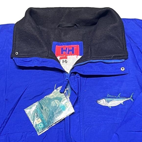 Helly Hansen Storm Jacket Custom Embroidery Mazarine Blue Men's Extra Large (XL) - Picture 3 of 6